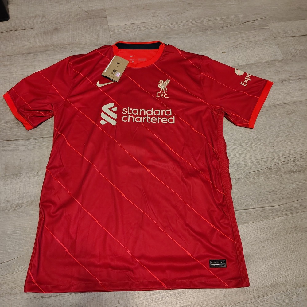 Nike Liverpool FC 2021-22 Home Jersey Virgil 4 Red Mens XXL DB2533-688 NWT